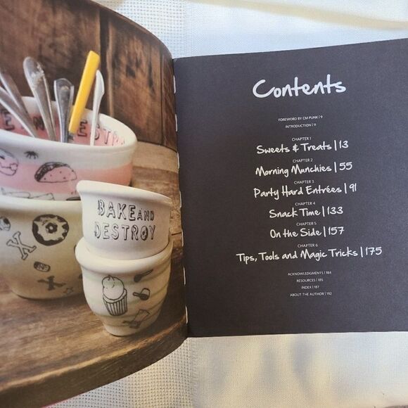 "Bake and Destroy: Good Food for Bad Vegans" Paperback Cookbook - Picture 4 of 4